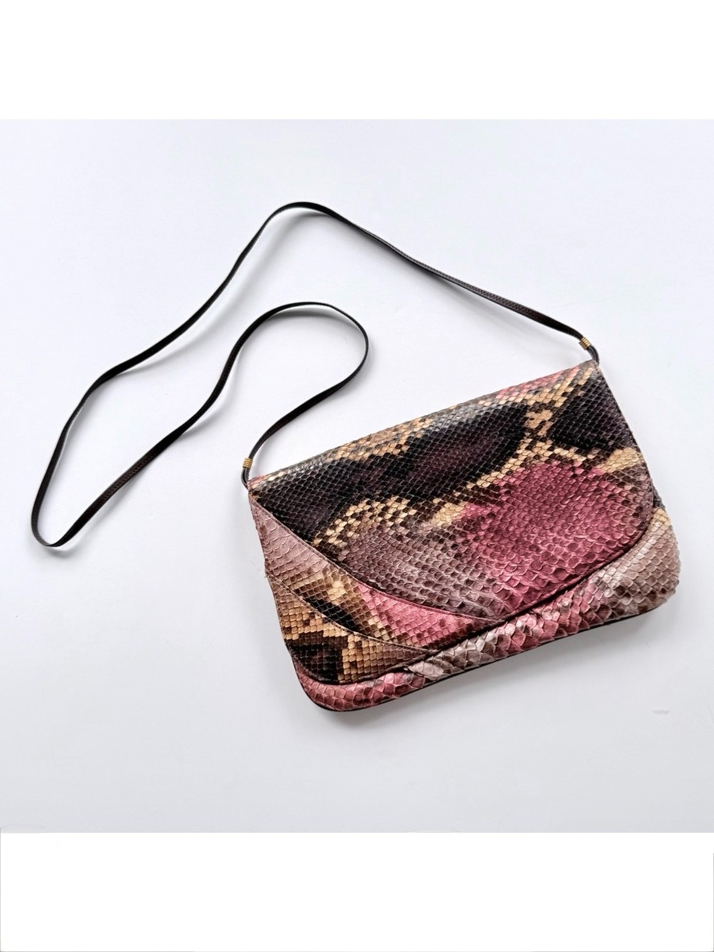 Vintage 1970s-80s Python Snakeskin Bags by Supreme / Leather Goods Shoulder Bag